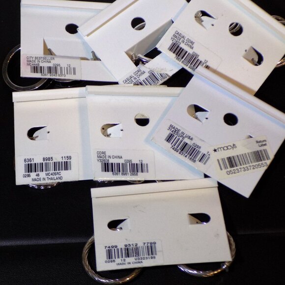 Lot 7 Pairs NWTs $138 Charter Club Hoop Earrings Bundle . Crystal, SW & More - Picture 3 of 10